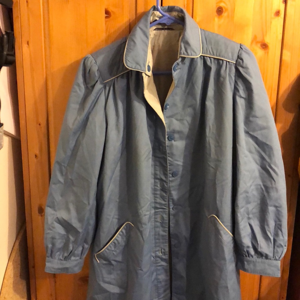 Utex blue full length jacket size s